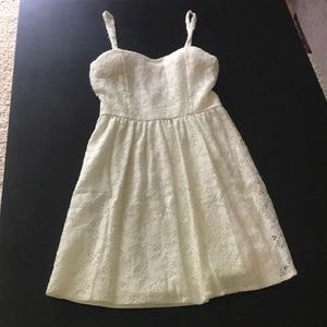 White eyelet dress